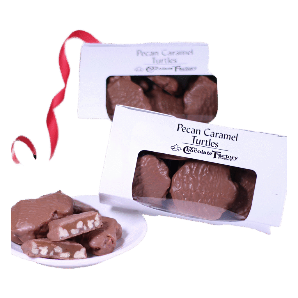 Milk Chocolate Pecan Caramel Turtles