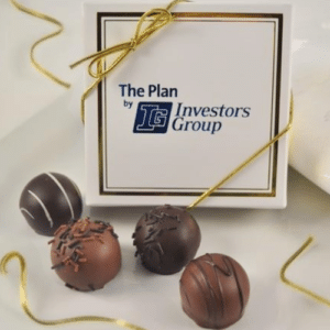 4 pcs Logo Box of Truffles