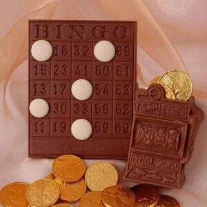 Chocolate Bingo Card and Slot Machine