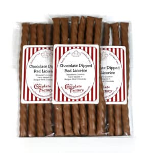 Chocolate Dipped Red Licorice