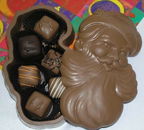 Chocolate Santa Box