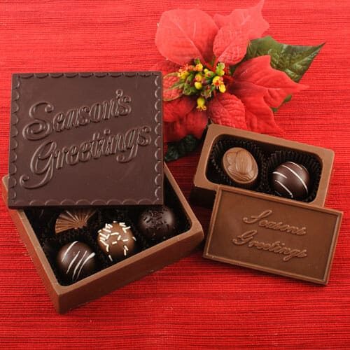 Christmas chocolate boxes