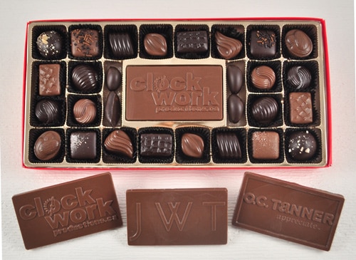 Chocolate Corp Logo Gift Box