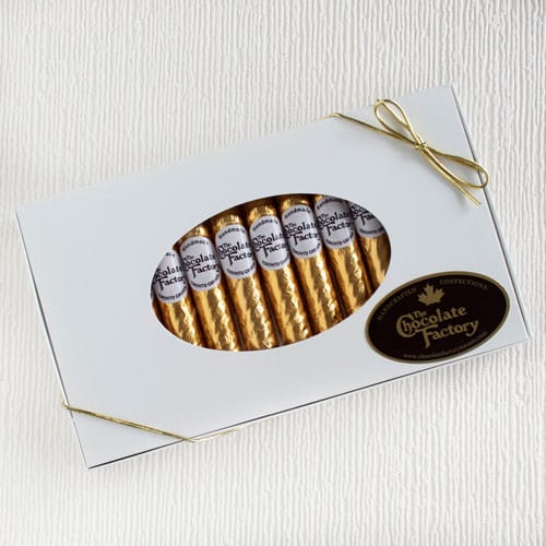 Gold Foil Chocolate Cigars