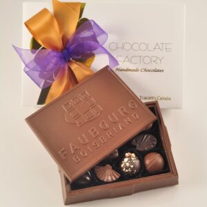 Customized Large Chocolate Corporate Logo Box
