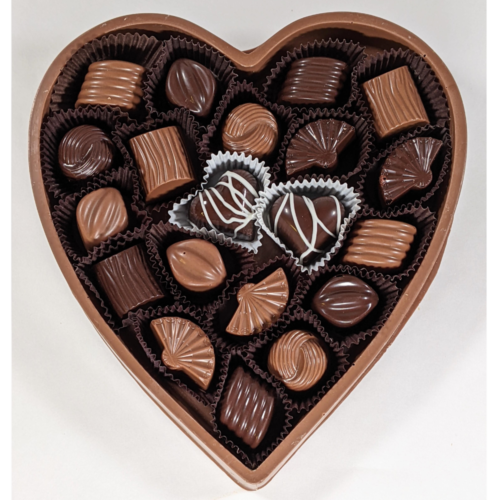 Romantic Chocolate Lacey Heart Box - Image 2