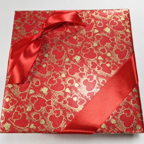 Romantic Chocolate Lacey Heart Box - Image 3