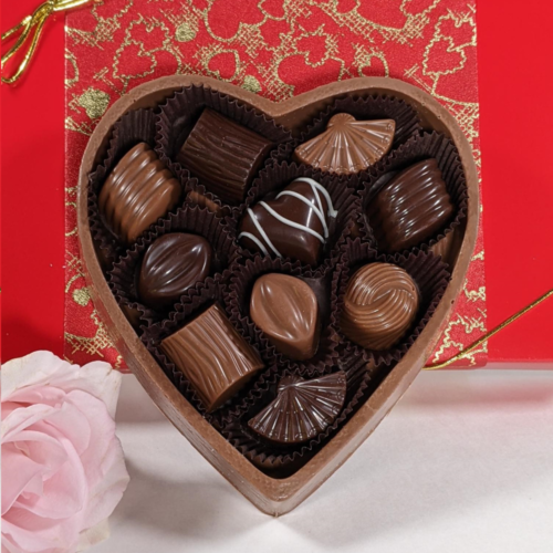 Belgian Milk Chocolate Open Heart Box - Image 2