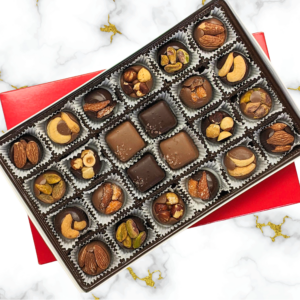 Assorted Nut and Caramel Clusters