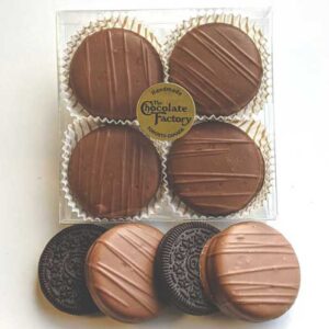 Chocolate Dipped Oreo Cookies – 4 Piece