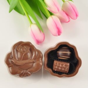 Milk Chocolate Open Rose Box