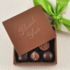 Chocolate Thank you Greeting card Box