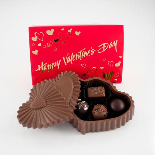 Chocolate Valentine Heart Box