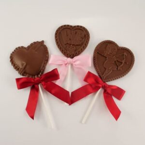 Chocolate Valentine Lollies