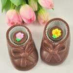 Chocolate Baby booties