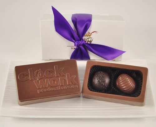 Our Business Card Chocolate Logo Box