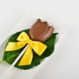 Milk Chocolate Tulip Lolly Table Favour
